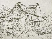 Jean Francois Millet The house Beside wici oil on canvas